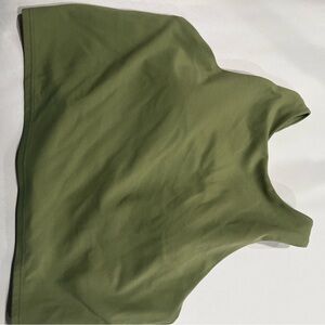 Athleta Green Fitted Crop Tank Top